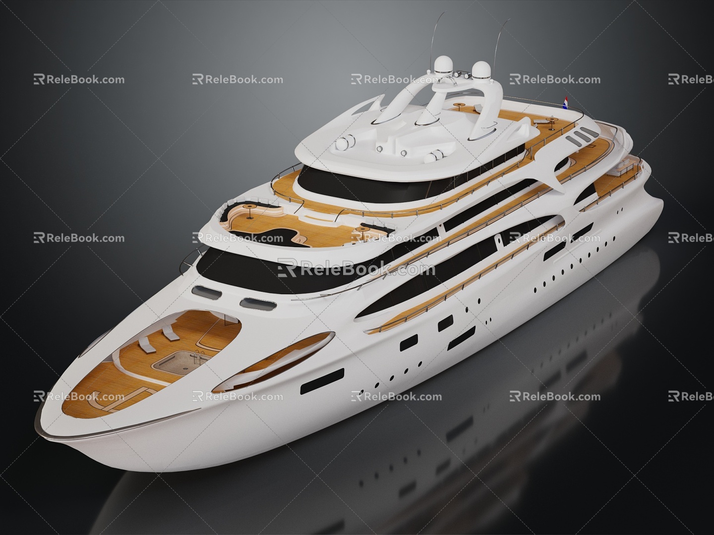 Modern Ship Yacht Ship Private Ship Private Yacht 3d model