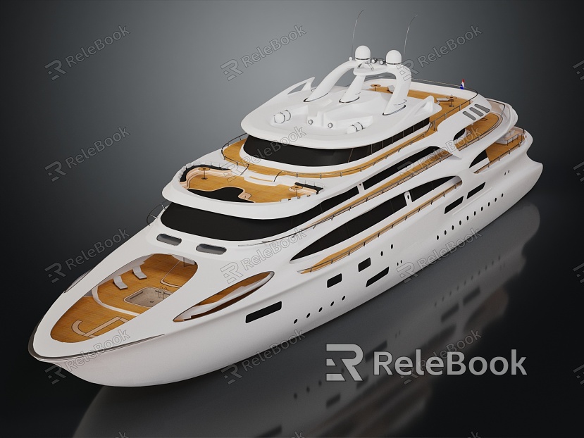 Modern Ship Yacht Ship Private Ship Private Yacht model