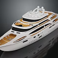 Luxury Yacht Exterior Design With Multi Level Decks And Elegant Style