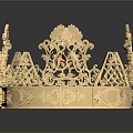 Modern Crown Crown Crown Crown Crown Home Ornaments 3d model