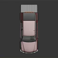 Red Toyota Pickup Truck With Roof Rack Off Road Tires And Open Cargo Bed