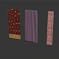 Red Gray Pink Fashion Scarves With Gold Star Solid And Floral Patterns