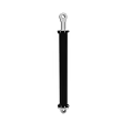 Black Cylindrical Mechanical Component With Metal End Fittings And Industrial Use
