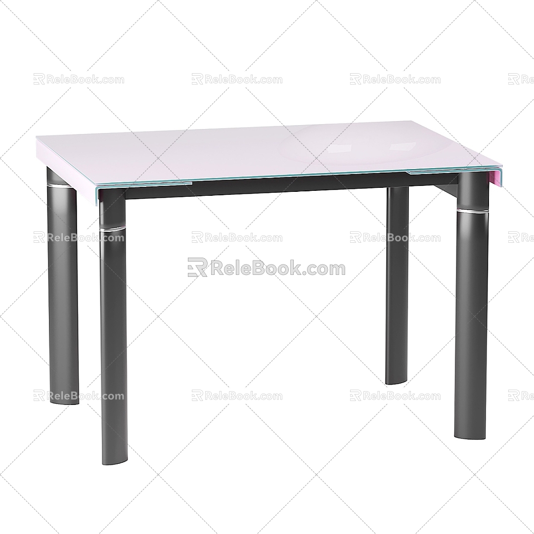 Simple coffee table 3d model