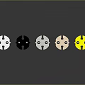 Computer Power Plugs With Multiple Colors And Different Designs