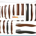 Various Door Handles With Different Shapes And Styles For Home Decor