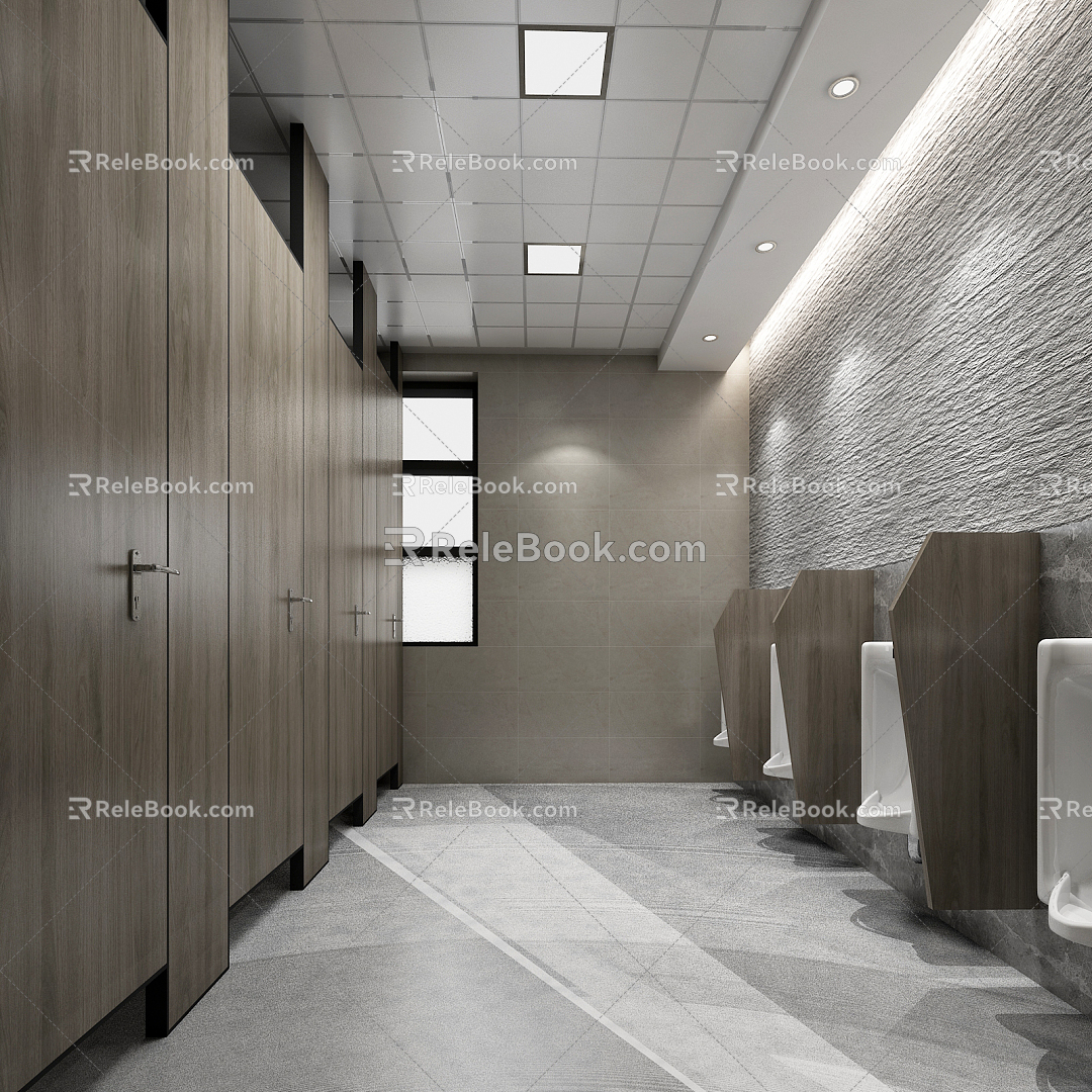 Modern Toilet Toilet Toilet 3d model