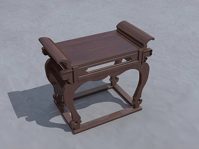 New Chinese Style Cultural Ornaments Vase Bonsai Bracket Antique Frame Incense Burger Base Redwood Solid Wood Ming and Qing Dynasty Vintage Furniture 3d model