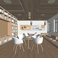 Library 3d model