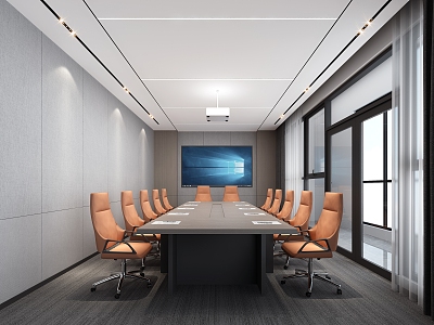 Modern Conference Room Large Conference Room 3d model