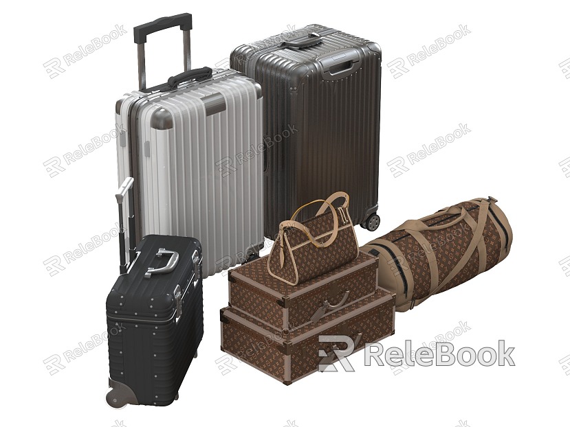 Luggage luggage trolley suitcase model