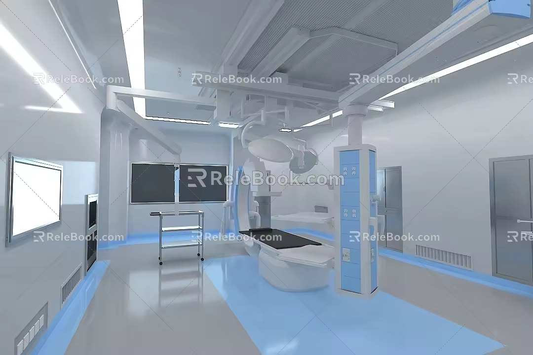 VR panorama and effect diagram of operating room 3d model