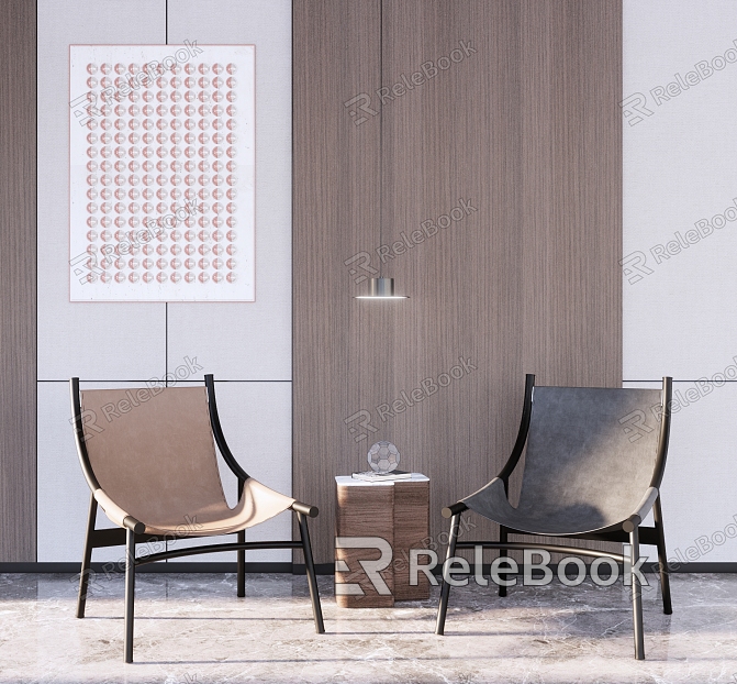 Modern Casual Table and Chair Combination Casual Single Chair model