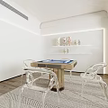 Modern Chess Room Chess Room Billiard Room 3d model