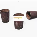 Handmade Bamboo Household Items With Natural Texture And Cylindrical Shape