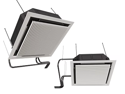 Modern central air conditioning air conditioning outlet 3d model
