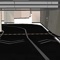 Modern Parking Garage Interior Design Featuring Parking Signs And Directional Floor Markings