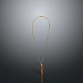 Elegant Animal Shaped Pendant Necklace In Gold With Fine Chain Details
