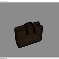 Stylish Gray Hard Shell Suitcase with Black Handles on Light Blue Background