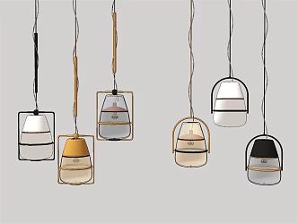 Light Luxury Chandelier Small Chandelier 3d model
