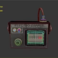 Electro Sapper Electronic Device With Metal Casing Control Knobs And Red Indicator Screen