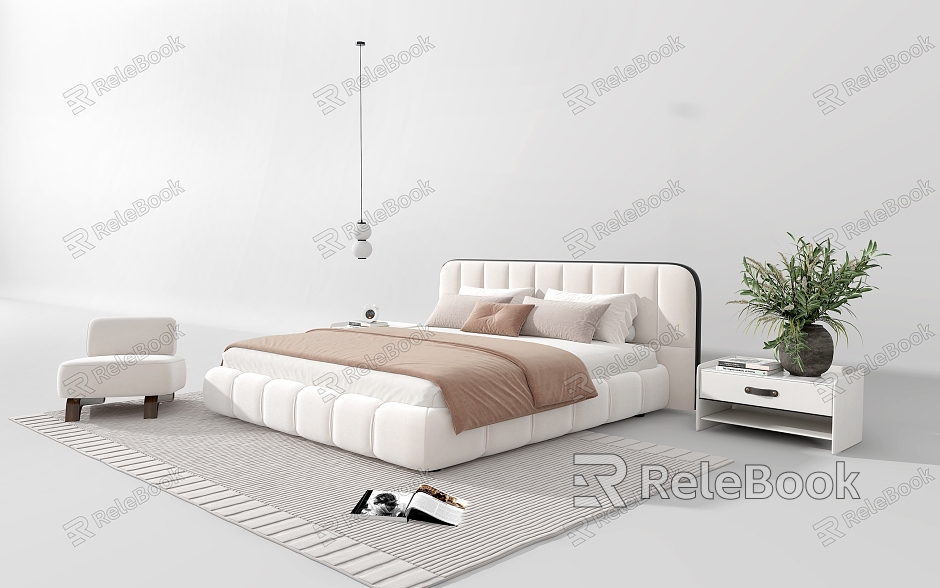 Modern Double Bed model