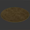 Elegant Copper Round Plate for Home Use with Textured Surface and Modern Design