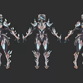 Detailed Sci Fi Game And Movie Character With Futuristic Armor And Glowing Accents