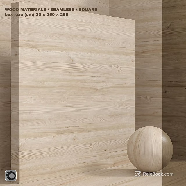 Light Colored Wooden Components Featuring Smooth Texture And Round Sphere Accent 3d model