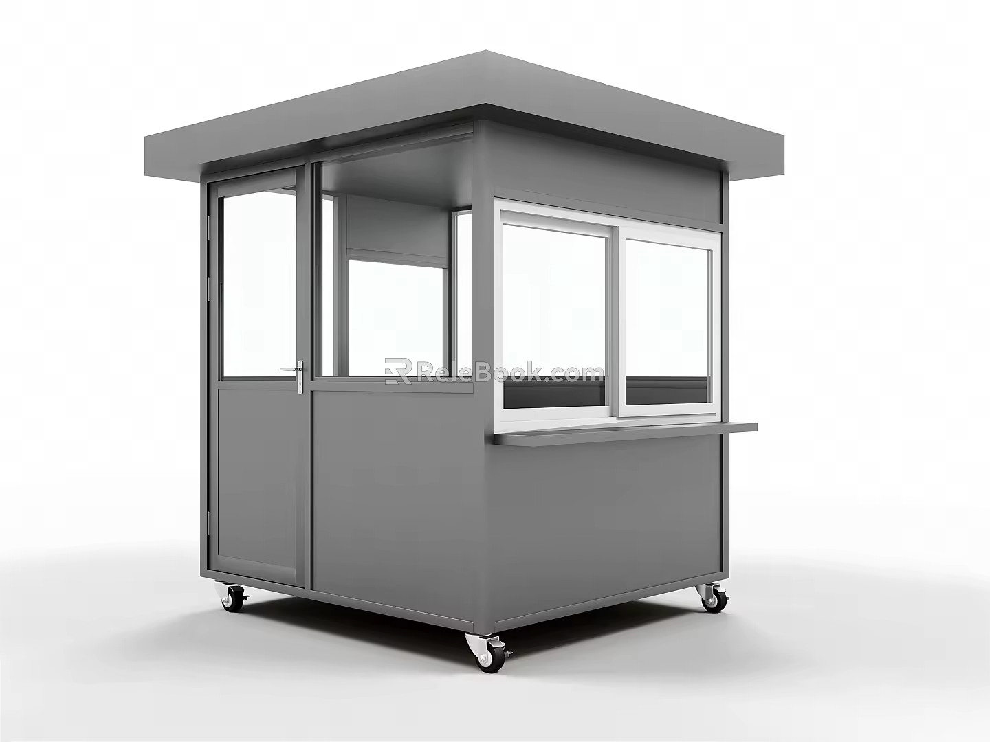 Modern Security Booth 3d model