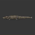crocodile machine crocodile mechanical crocodile mech crocodile sci-fi crocodile cyberpunk crocodile 3d model