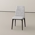Modern Gray Fabric Leisure Chair With Black Legs And Minimalist Design