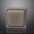 Modern Electronic Device Panel With Square Design And Smooth Light Surface