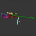 Modern Sniper Rifle With Scope And Tripod Stand For Precision Shooting