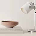 Modern table lamp ornaments combination 3d model