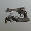 Webley IV Pistol 3d model