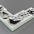 Puzzle Toy Stitching Combination Building Blocks Lego Toy Assembling Pinball Toy 3d model