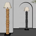 Quiet Wind Floor Lamp 3d model