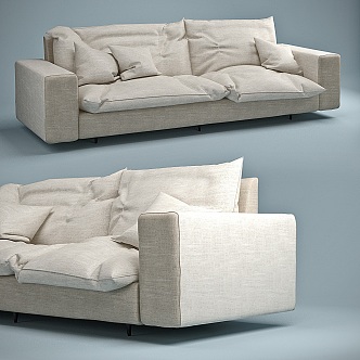 Bonaldo double sofa 3d model