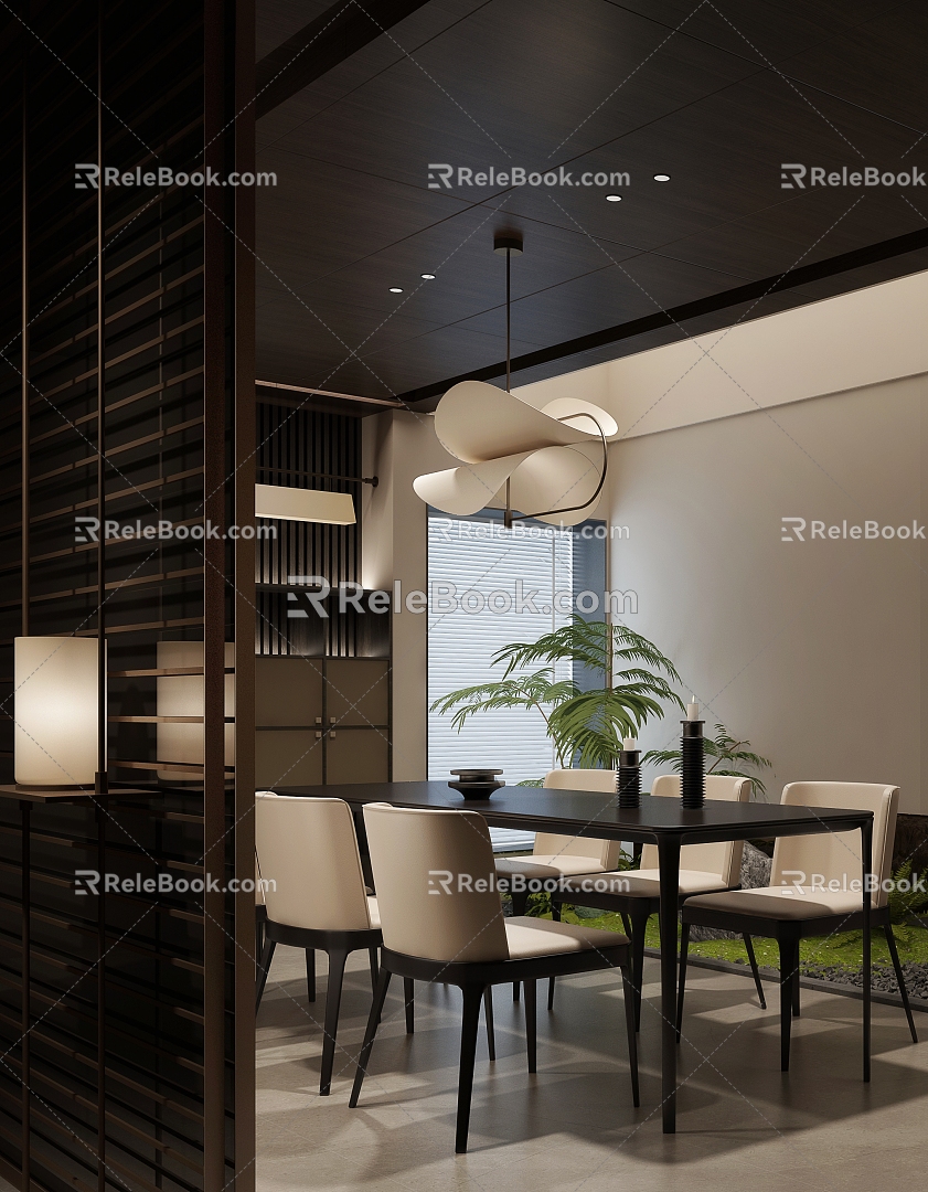 Modern Restaurant 3d model