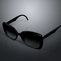 Fashionable Black Sunglasses With Sleek Frame And Gradient Lenses For Trendy Style