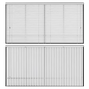 Modern Venetian Blinds Blind Combination 3d model
