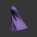Elegant Purple Strapless Dress Shaped Decorative Ornament Set With Bowknot