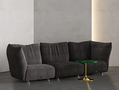 EDRA Standard Modern Multiplayer Sofa Petal Sofa 3d model