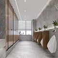 Modern Public Restroom Public Restroom Public Toilet 3d model