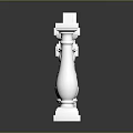 White Decorative Columns And Furniture Legs For Modern Home Decor