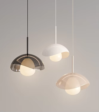 Glass Chandelier Restaurant Chandelier Bedside Chandelier Art Chandelier 3d model