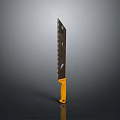 Practical Hand Saw With Metal Blade And Yellow Handle For Home Use