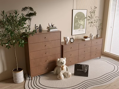 Modern Cabinet Whole Cabinet Sideboard Cabinet Balcony Cabinet Storage Cabinet Entrance Cabinet 3d model
