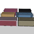 Mobile detachable container 3d model